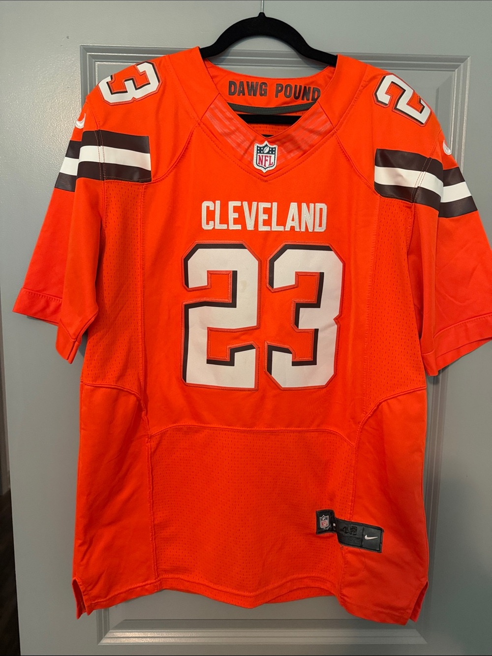Nike Cleveland Orange #23 Football Jersey